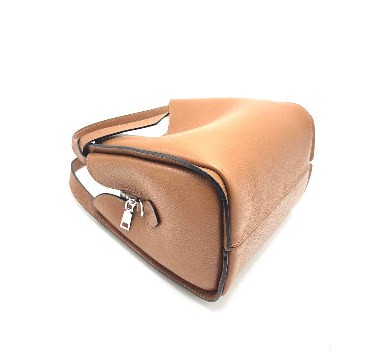 Italiensk Lærveske - Laget i Italia