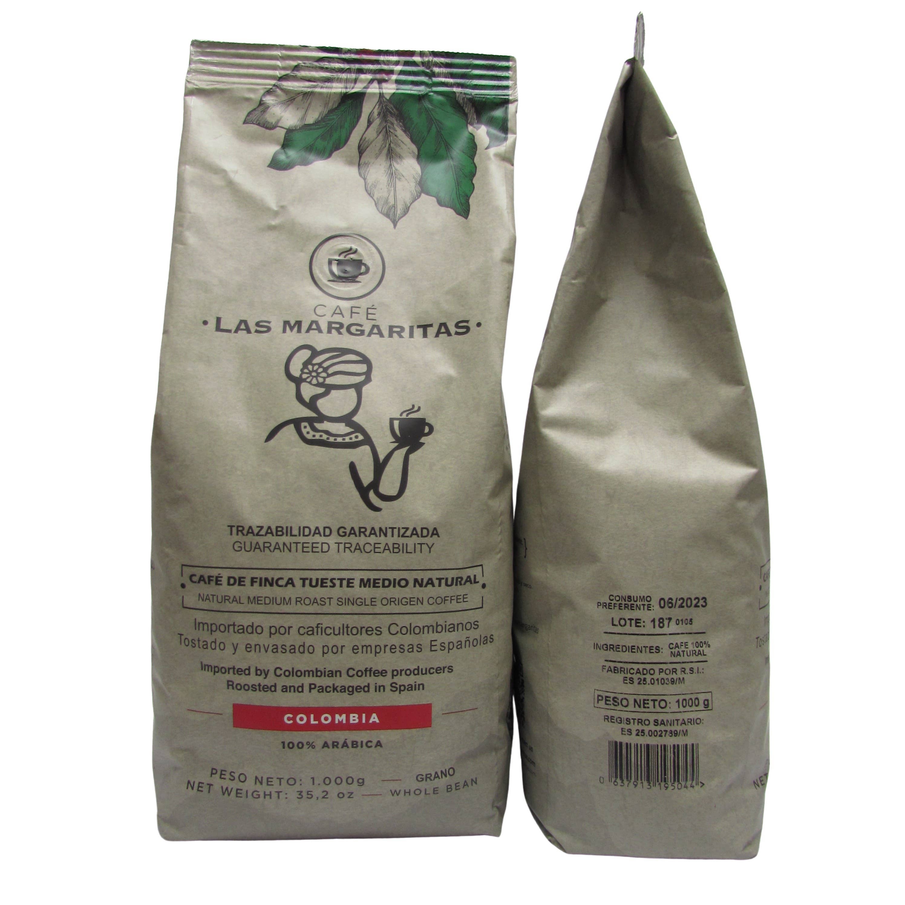Kaffebønner fra Colombia - Las Margaritas (1 kg)